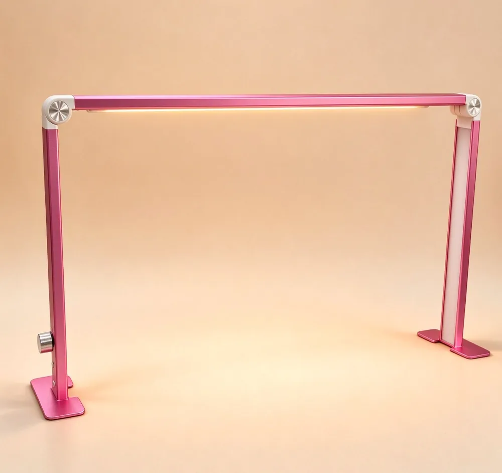 F1 large square nail lamp in rose gold